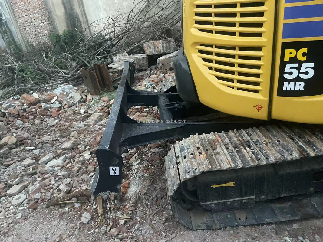 Yüksek kaliteli KOMATSU PC55MR ikinci el hidrolik sürünen kazıcı Japonya kökeni/kullanılmış mini kazıcı KOMATSU PC55MR Ucuz fiyat