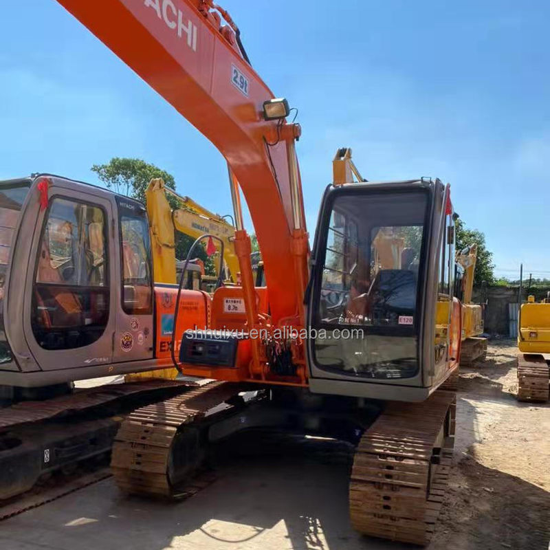 Hitachi sıcak satış Mükemmel kalite kullanılmış hidrolik sürünen kazıcı Hitachi EX120 İkinci el kazma makinesi satılıyor
