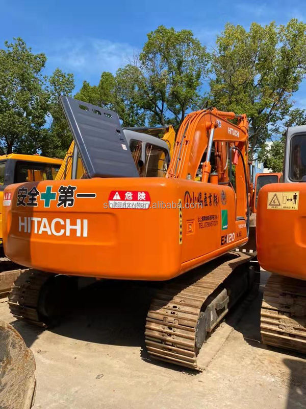 Hitachi sıcak satış Mükemmel kalite kullanılmış hidrolik sürünen kazıcı Hitachi EX120 İkinci el kazma makinesi satılıyor