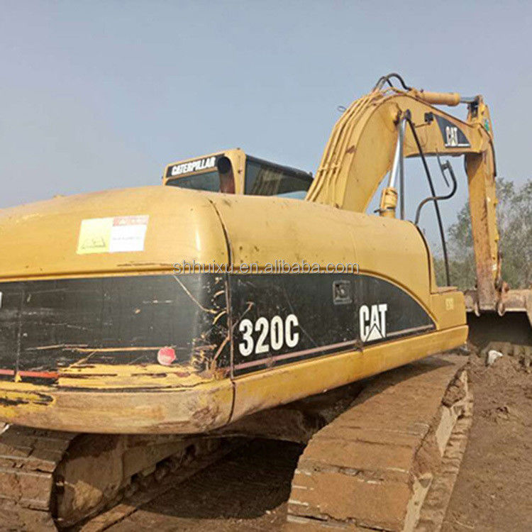 Japonya kullanılmış cat 320 ekskavatörü ikinci el hidrolik sürünen ekskavatörü CAT320C iyi durumda satılıyor CAT 303 cat 306 ekskavatörü
