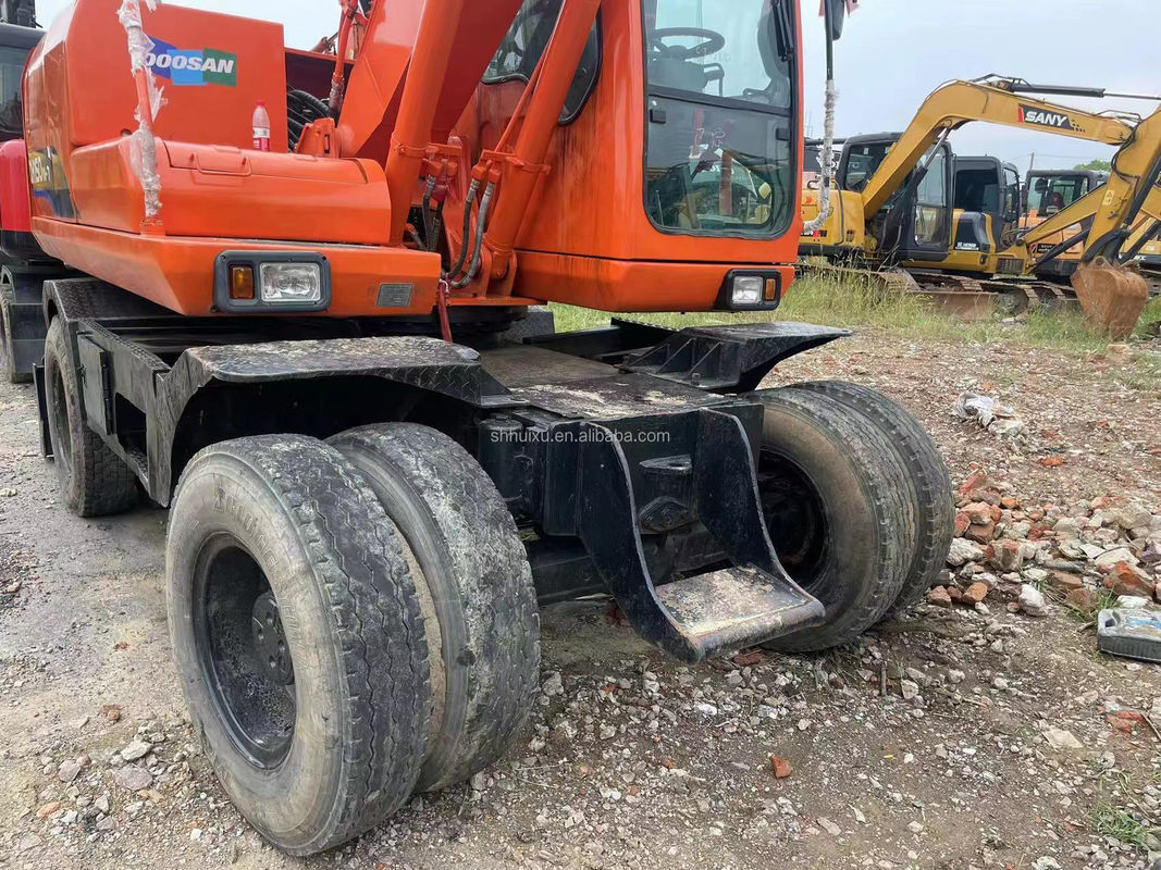 Çin tekerlekli kazıcı Doosan 150 ikinci el kazıcı ağır makine büyük kazıcı