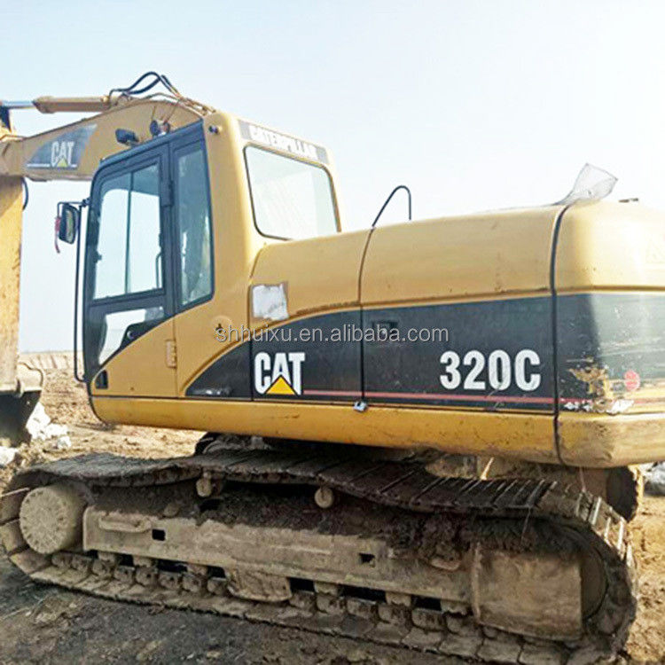 Japonya kullanılmış cat 320 ekskavatörü ikinci el hidrolik sürünen ekskavatörü CAT320C iyi durumda satılıyor CAT 303 cat 306 ekskavatörü