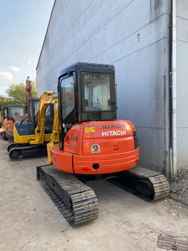 Hitachi stokta İkinci el Küçük hidrolik sürünen kazıcı iyi durumda HITACHI ZX40U/İsmarlanmış mini kazıcı Japon HITACHI ZX40U satılıyor