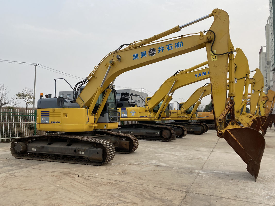 Komatsu KOMATSU PC228 İkinci el kaliteli hidrolik sürünen kazıcı kullanılmış kazma makinesi Japonya kökenli Komatsu kazıcı