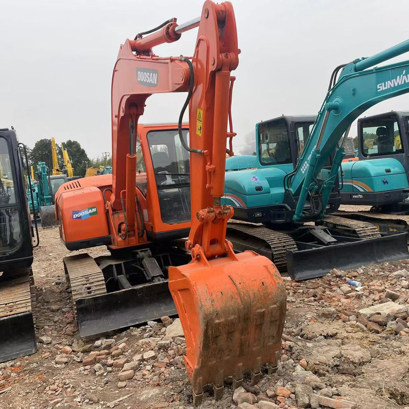 İyi performanslı kazıcı Doosan DX75 küçük kazıcı kullanılmış makineler 6 ton kazı mini için satış kazı en iyi