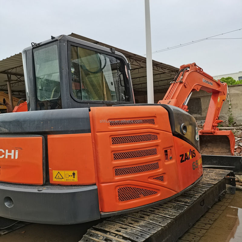 Hitachi stokta İyi kalite Hitachi ZX65 İkinci el hidrolik sürünen kazıcı/kullanılmış mini kazıcı Hitachi ZX65 Ucuz fiyat