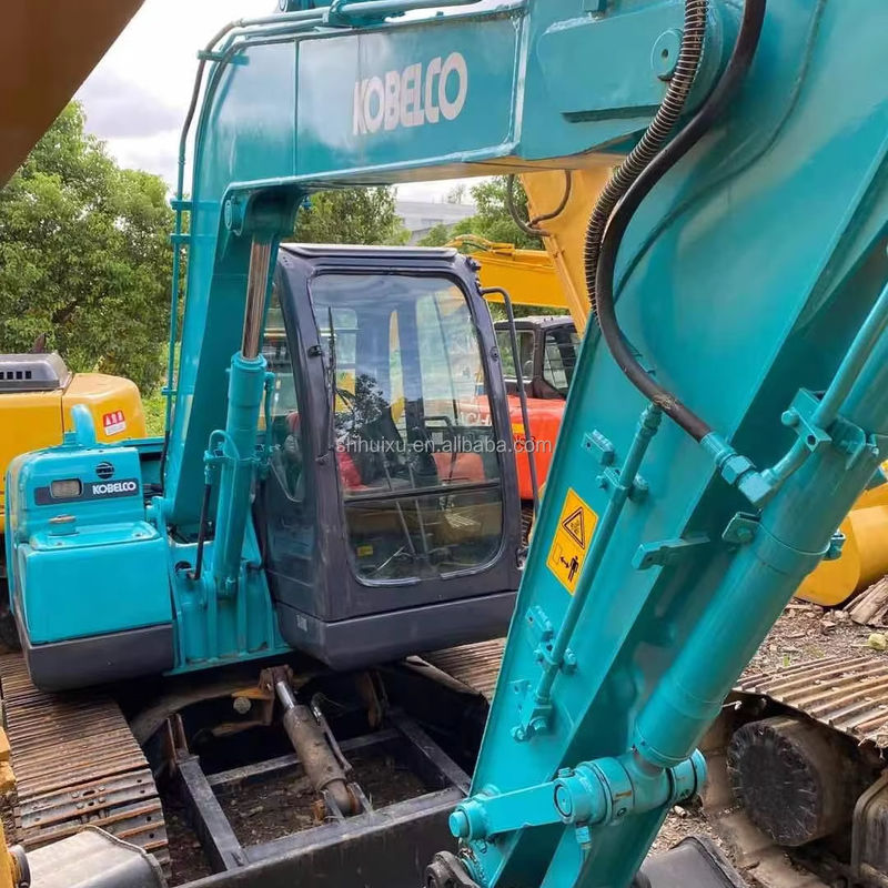 Orta boyutlu kazıcı Kullanılmış Kobelco 75 Düşük çalışma saati Makine Tamirhaneleri