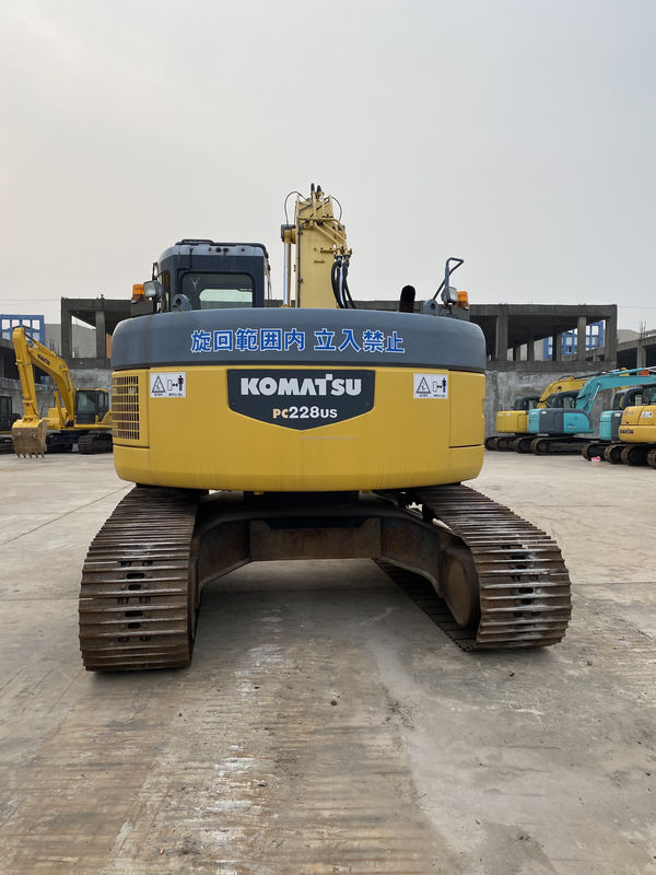 Komatsu Kullanılmış kazma makinesi KOMATSU PC228US Japonya kökeni/İkinci el hidrolik sürünen kazıcı iyi kalite Komatsu kazıcı