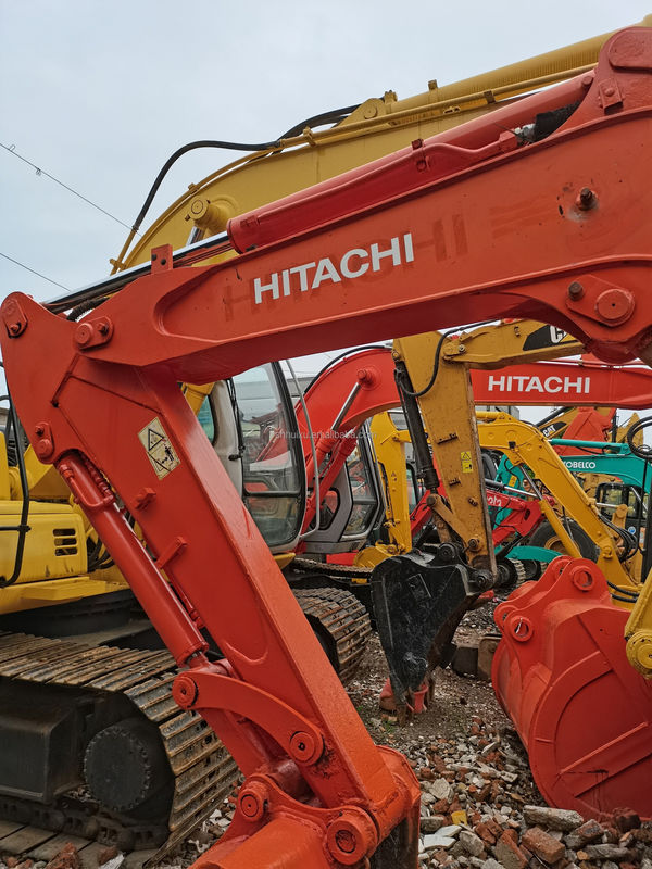 Hitachi stokta İyi kalite Hitachi ZX65 İkinci el hidrolik sürünen kazıcı/kullanılmış mini kazıcı Hitachi ZX65 Ucuz fiyat