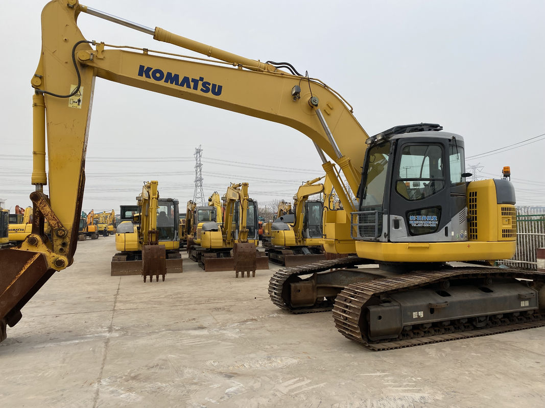 Komatsu Kullanılmış kazma makinesi KOMATSU PC228US Japonya kökeni/İkinci el hidrolik sürünen kazıcı iyi kalite Komatsu kazıcı