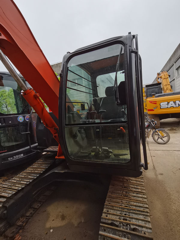 Hitachi stokta İyi durumda Hitachi ZX70 ikinci el hidrolik sürünen kazıcı / Kullanılmış mini kazıcı Hitachi ZX70 Ucuz fiyat