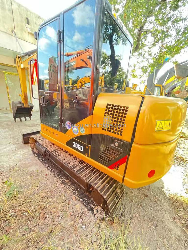 Sıcak satış kullanılmış cat 306d kazık makinesi/ İkinci El küçük hidrolik sürünen kazık makinesi CAT306D CAT 303 cat 306 kazık makinesi