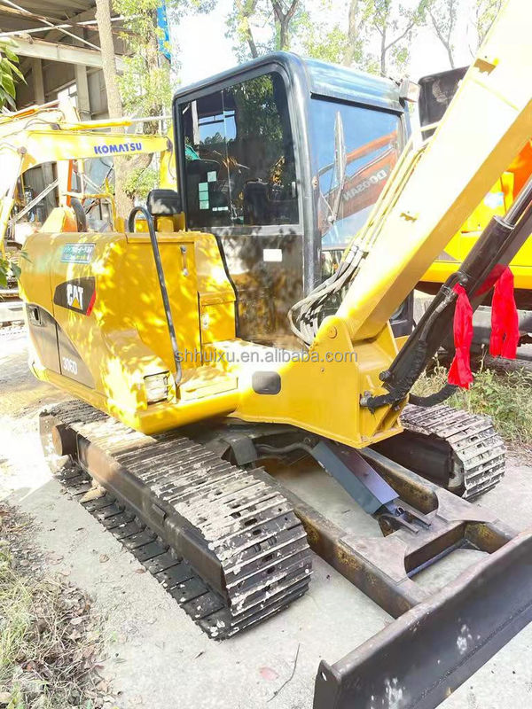 Sıcak satış kullanılmış cat 306d kazık makinesi/ İkinci El küçük hidrolik sürünen kazık makinesi CAT306D CAT 303 cat 306 kazık makinesi