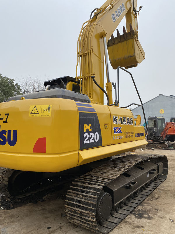 Komatsu Kullanılmış komatsu PC 220-8 ekskavatörü İkinci el hidrolik sürünen kazma makinesi satılıyor Komatsu Excavator