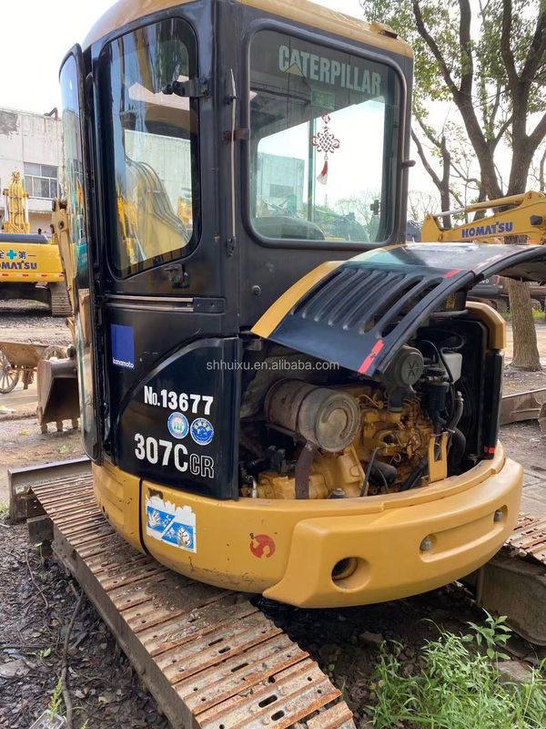 Japonya kökenli İkinci el kaliteli hidrolik sürünen kazıcı CAT307C 7T/kullanılmış mini kazıcı CAT307C ucuz fiyat