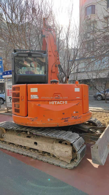 Hitachi sıcak satış Kullanılmış mini kazıcı Hitachi ZX75 ucuz fiyat Güzel kalite İkinci el hidrolik sürünen kazıcı