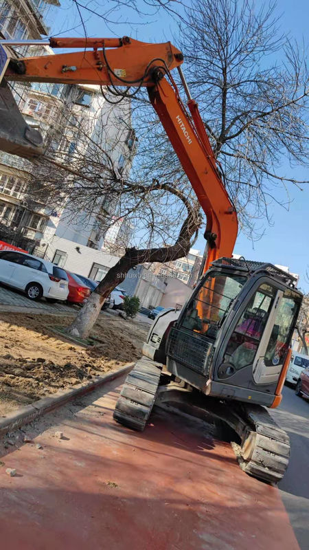 Hitachi sıcak satış Kullanılmış mini kazıcı Hitachi ZX75 ucuz fiyat Güzel kalite İkinci el hidrolik sürünen kazıcı