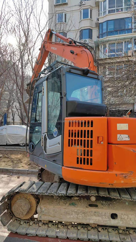 Hitachi sıcak satış Kullanılmış mini kazıcı Hitachi ZX75 ucuz fiyat Güzel kalite İkinci el hidrolik sürünen kazıcı