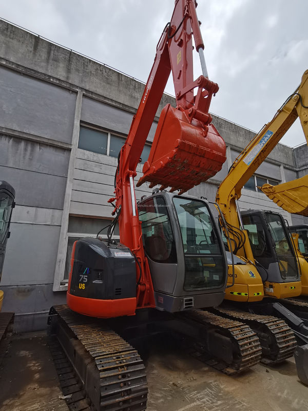 Hitachi sıcak satış ikinci el Hitachi 75US hidrolik sürünen kazıcı Japonya kökenli kullanılmış mini kazıcı güzel kalite ucuz fiyat