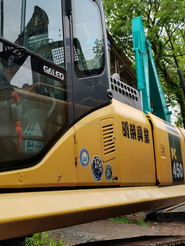 Komatsu Kullanılmış KOMATSU PC450 kazıcı ikinci el Kullanılmış kazma makinesi Japonya kökeni Komatsu kazıcı