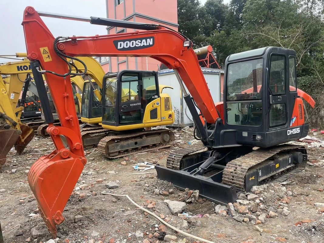 mini kullanılmış sürünen kazma makinesi doosan dx55/saniye yüksek kaliteli el kazıcı doosan dx55