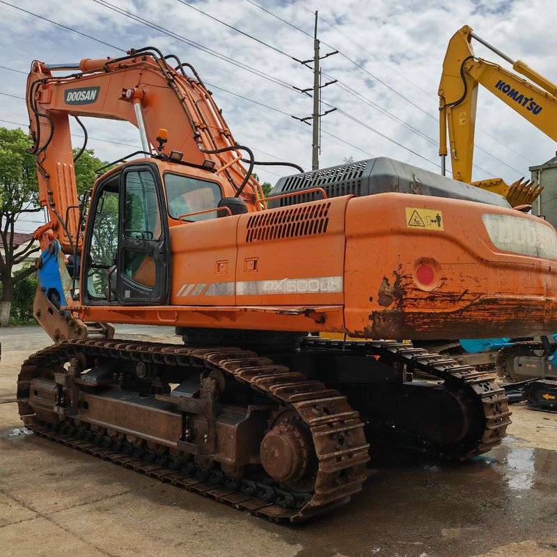 Mükemmel kalite İkinci el hidrolik sürünen kazık makinesi DOOSAN DH500/kullanılmış doosan dh 500 satışta