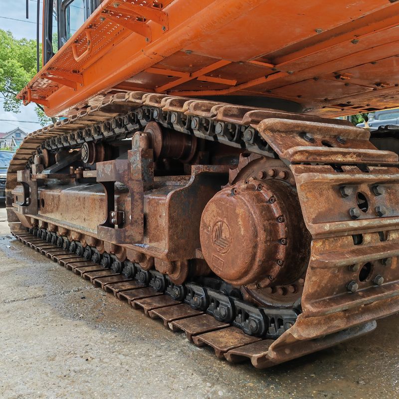 Mükemmel kalite İkinci el hidrolik sürünen kazık makinesi DOOSAN DH500/kullanılmış doosan dh 500 satışta