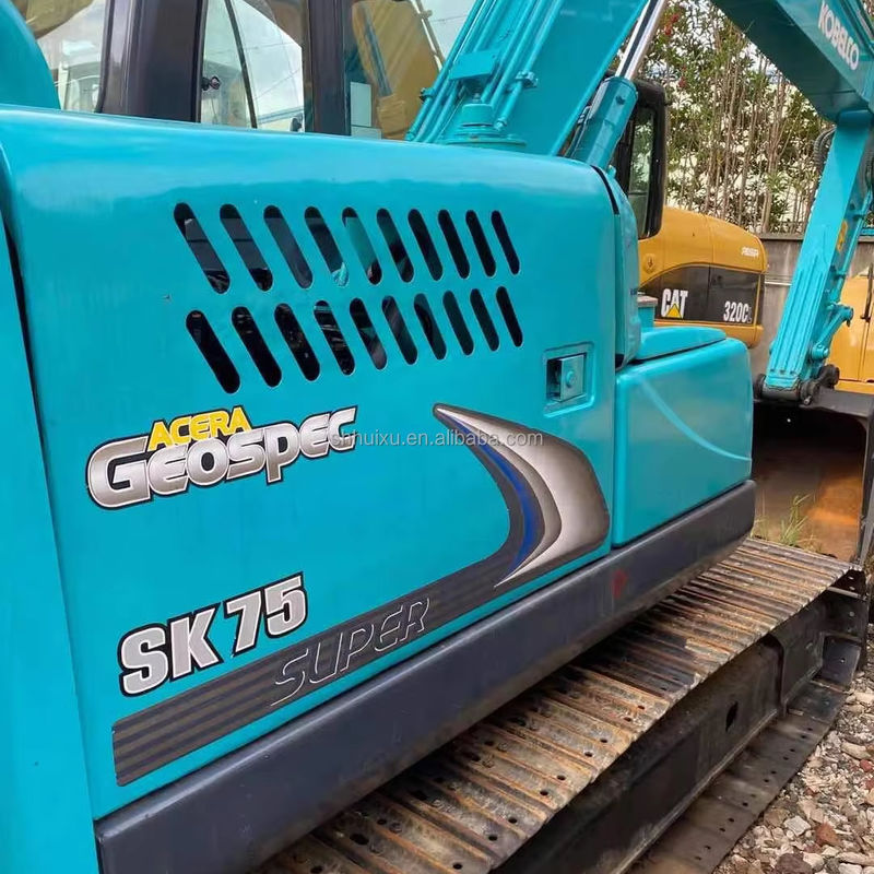 7.5 Ton Japonya Kullanılmış Kobelco Ekskavator İkinci El Kobelco 75 Ekskavator