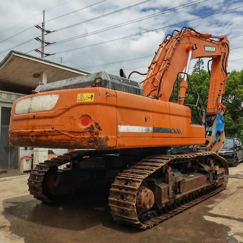 Mükemmel kalite İkinci el hidrolik sürünen kazık makinesi DOOSAN DH500/kullanılmış doosan dh 500 satışta