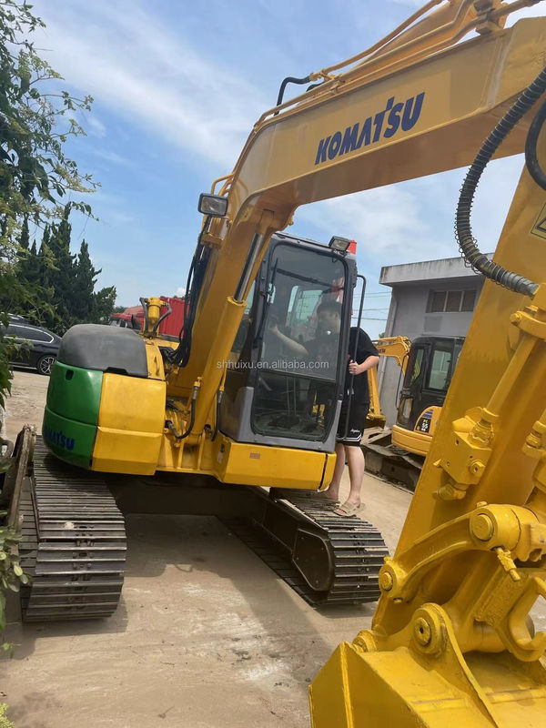 Komatsu Kullanılmış komatsu pc78us sürünen kazıcı Kullanılmış inşaat makinesi kazıcı PC78US kaliteli Komatsu kazıcı