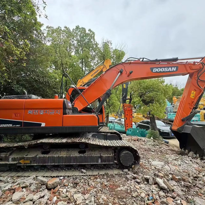 Doosan dh225 satılık kullanılmış kazık makinesi /Çin'de düşük çalışma saatleri kullanılmış doosan dh225 Şangay