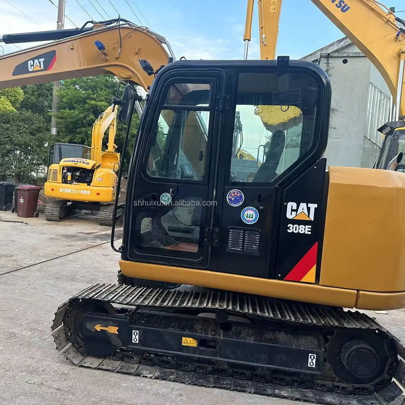 kullanılmış tırtıl cat308 kazık makinesi orijinal tırtıl cat 308E satılık kullanılmış kazık makinesi