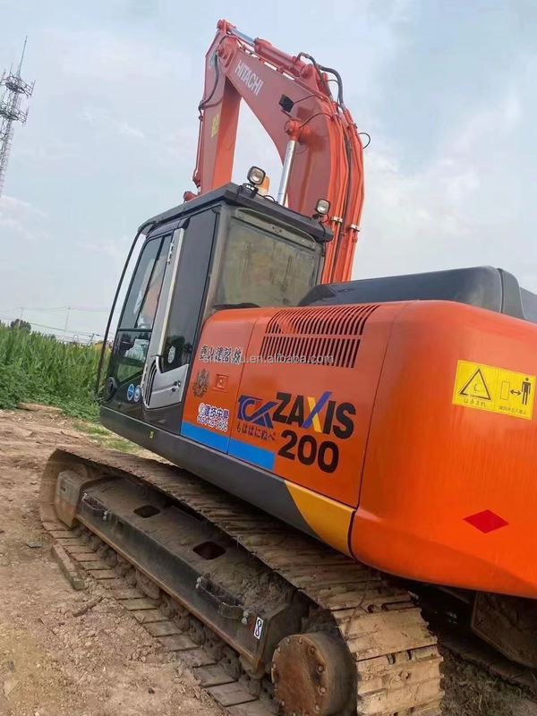 Hitachi stokta Hitachi ZX200-3 ikinci el Hidrolik sürünen kazıcı İyi durumda/kullanılmış kazma makinesi Hitachi ZX200-3 Ucuz fiyat