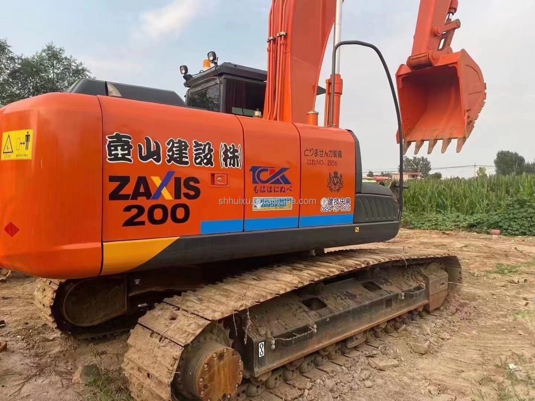 Hitachi stokta Hitachi ZX200-3 ikinci el Hidrolik sürünen kazıcı İyi durumda/kullanılmış kazma makinesi Hitachi ZX200-3 Ucuz fiyat