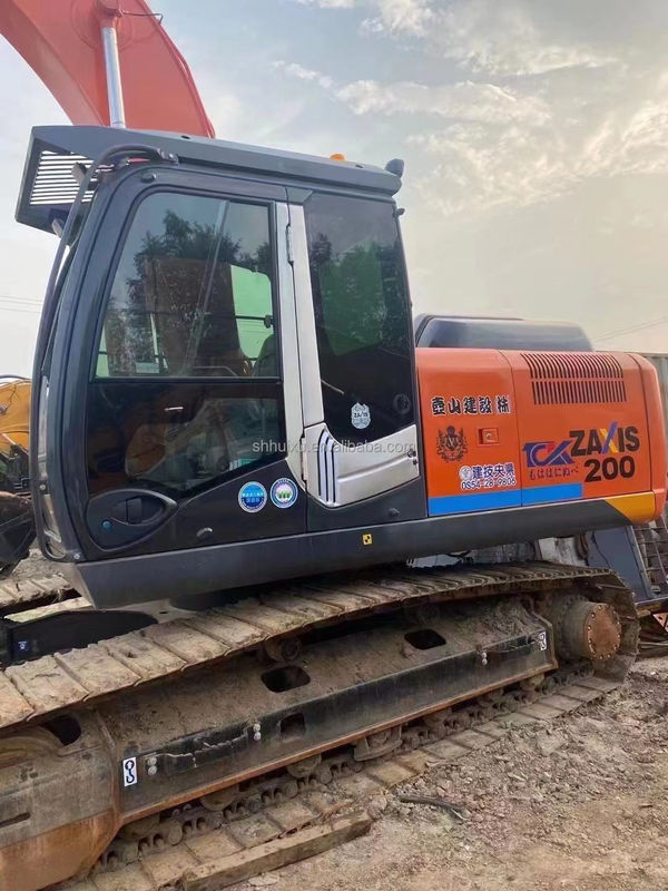 Hitachi stokta Hitachi ZX200-3 ikinci el Hidrolik sürünen kazıcı İyi durumda/kullanılmış kazma makinesi Hitachi ZX200-3 Ucuz fiyat