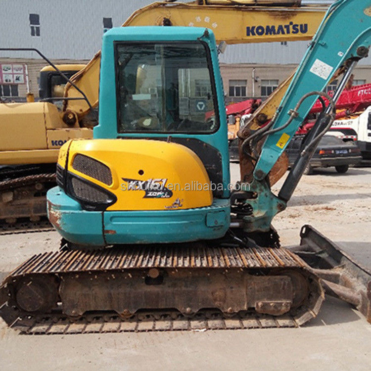 Japonya kaliteli kullanılmış ekskavatör Kubota 161 küçük 6.1 tonluk mini ikinci el sürünen ekskavatör