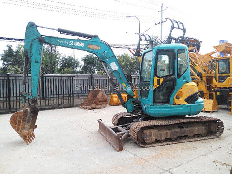 Japonya kaliteli kullanılmış ekskavatör Kubota 161 küçük 6.1 tonluk mini ikinci el sürünen ekskavatör