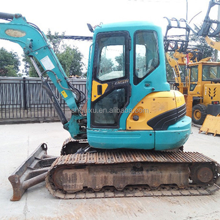 Japonya kaliteli kullanılmış ekskavatör Kubota 161 küçük 6.1 tonluk mini ikinci el sürünen ekskavatör