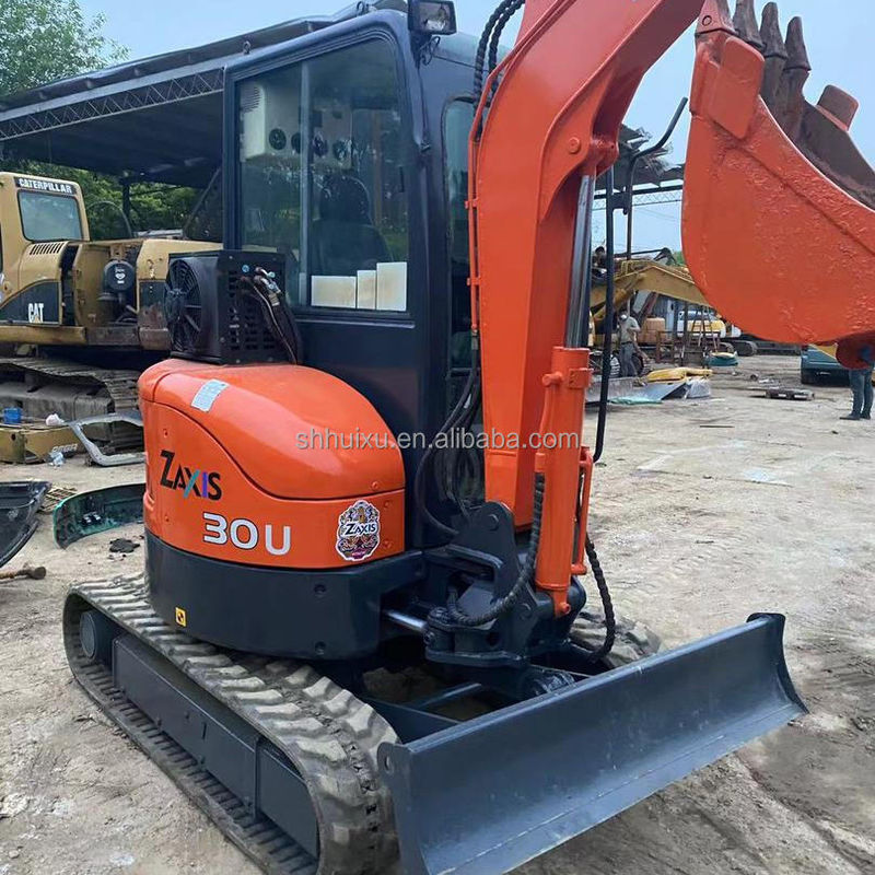 Hitachi sıcak satış İyi kalite Hitachi ZX30U ikinci el hidrolik sürünen kazıcı / Kullanılmış mini kazıcı Hitachi ZX30U Ucuz fiyat