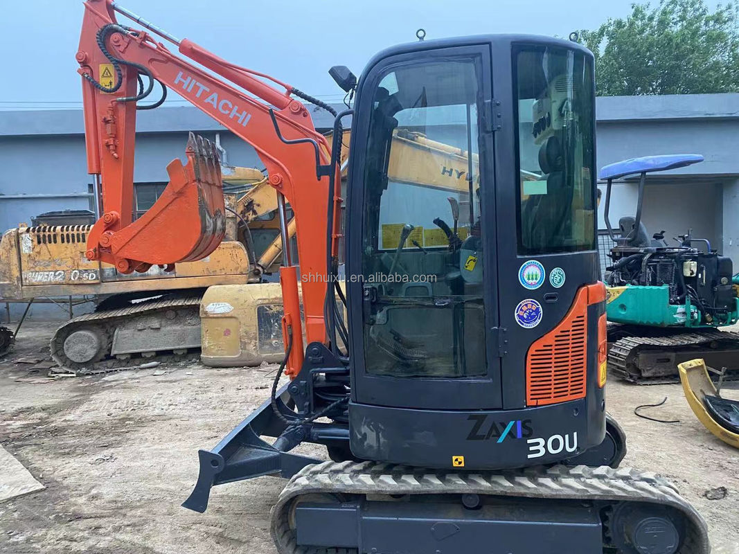 Hitachi sıcak satış İyi kalite Hitachi ZX30U ikinci el hidrolik sürünen kazıcı / Kullanılmış mini kazıcı Hitachi ZX30U Ucuz fiyat