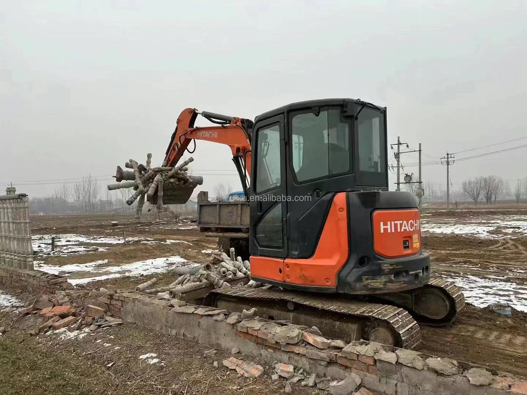 Hitachi sıcak satış Kullanılmış mini kazıcı Hitachi ZX55U Ucuz fiyat/Güzel kalite Hitachi ZX55U İkinci el hidrolik sürünen kazıcı