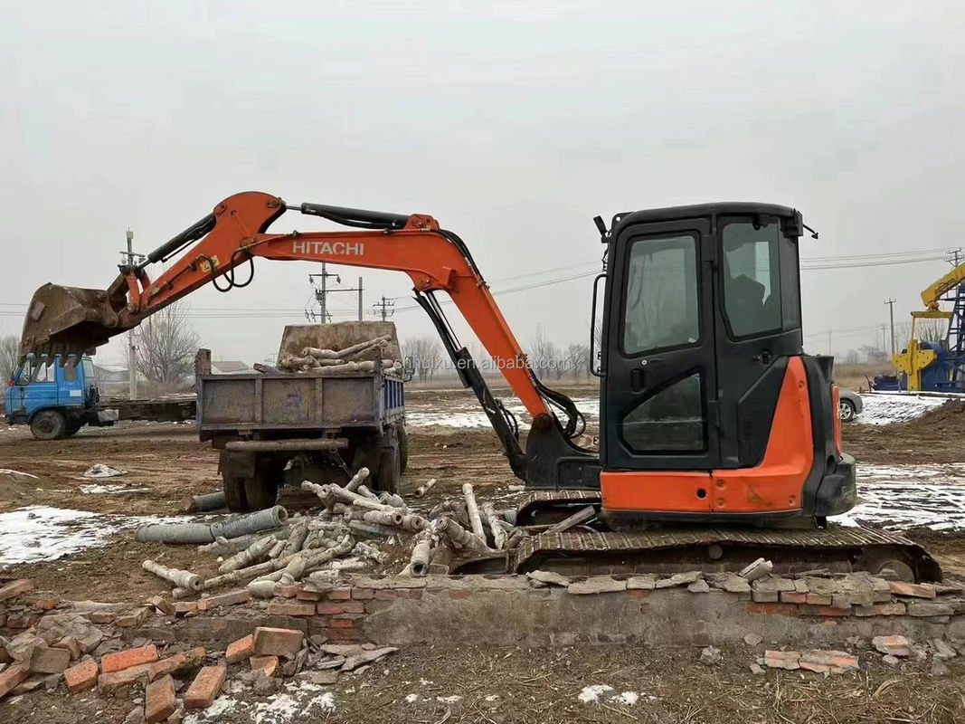 Hitachi sıcak satış Kullanılmış mini kazıcı Hitachi ZX55U Ucuz fiyat/Güzel kalite Hitachi ZX55U İkinci el hidrolik sürünen kazıcı