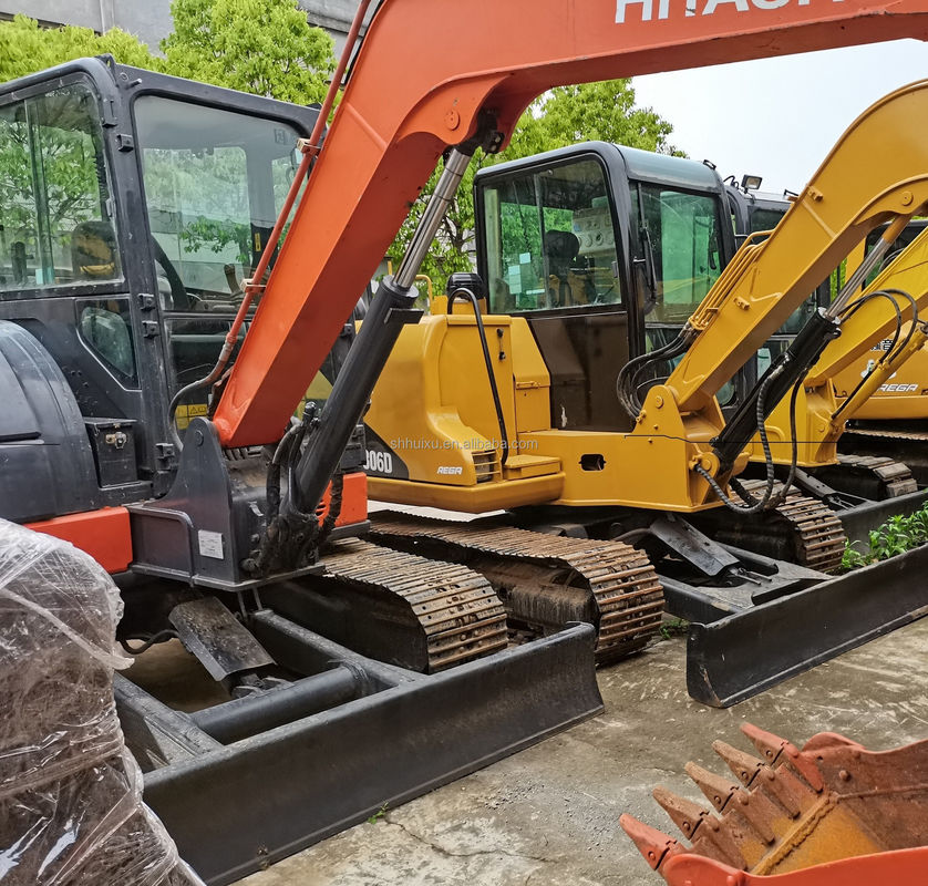 Hitachi stokta Mükemmel kalite Hitachi ZX55U İkinci el hidrolik sürünen kazıcı/kullanılmış mini kazıcı Hitachi ZX55U Ucuz fiyat