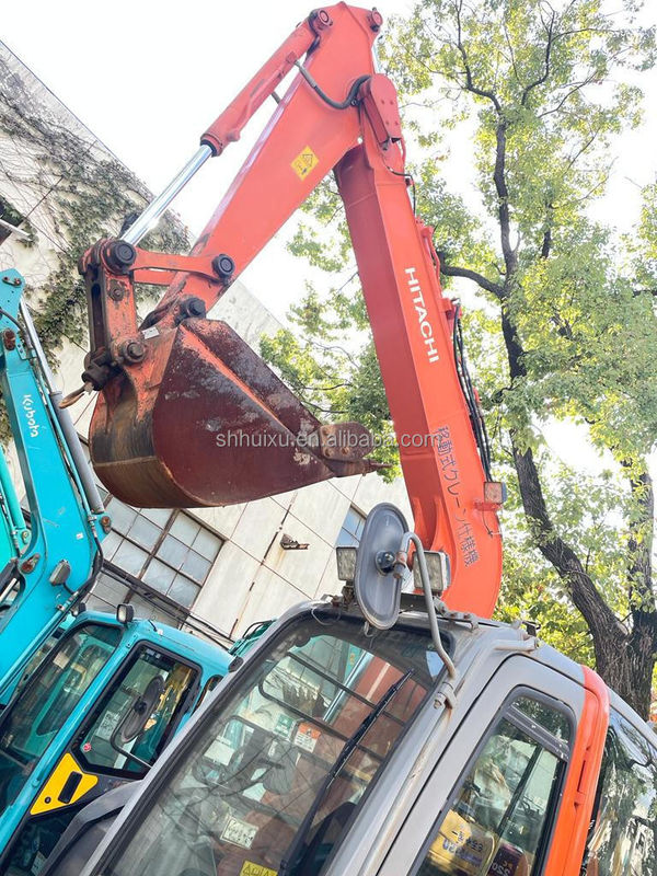 Hitachi stokta Japonya kökenli Hitachi ZX75 İkinci el hidrolik sürünen kazıcı/kullanılmış mini kazıcı Hitachi ZX75 iyi kalite Ucuz fiyat