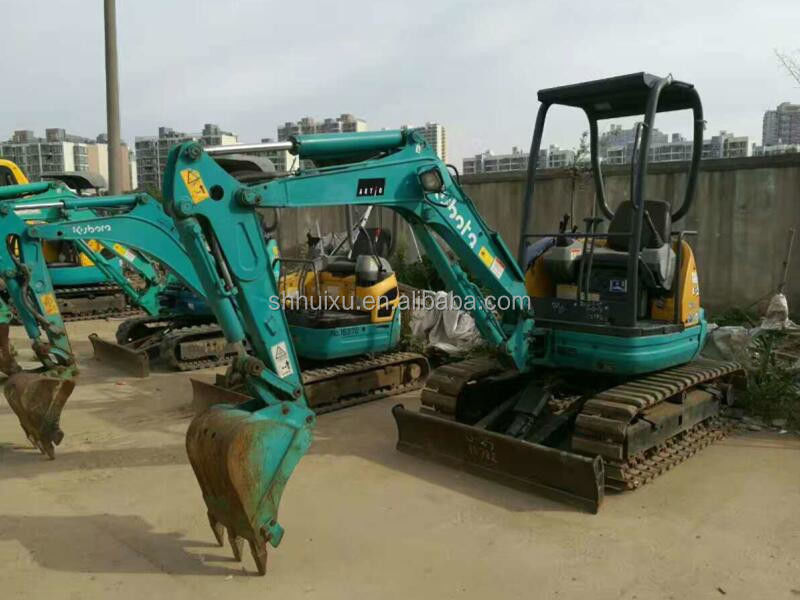 İkinci el hidrolik sürünen kazıcı Kubota25 Yüksek kaliteli/kullanılmış mini kazıcı Kubota25 Japonya kökenli ucuz fiyat