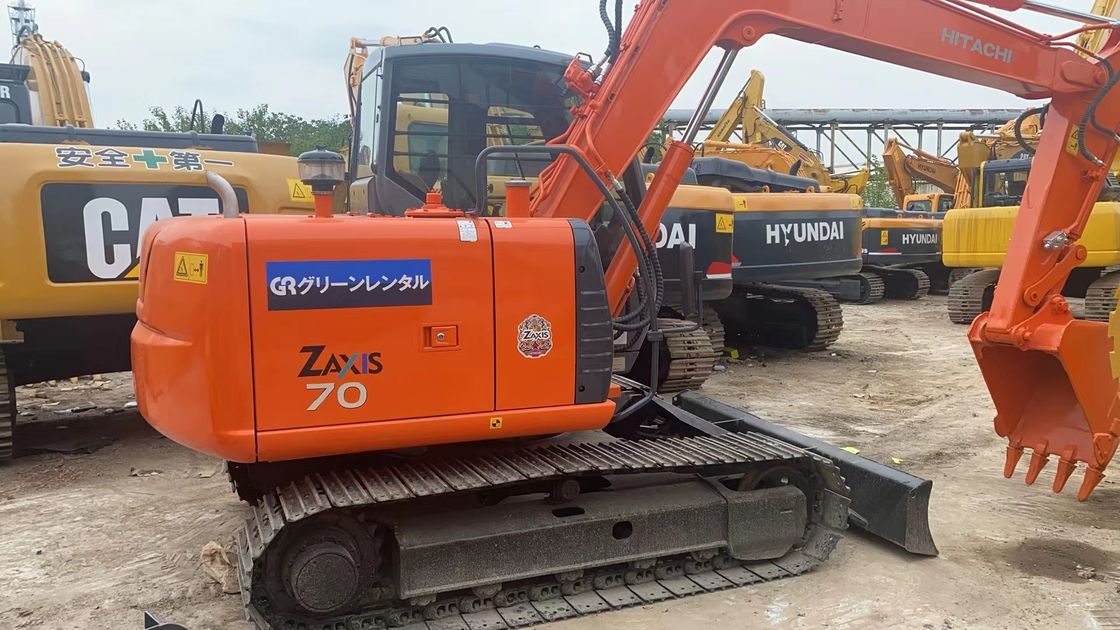 Hitachi kullanılmış ZX70 sürünen kazıcı, Hitachi Zaxis 70 fiyatı Shanghai'da Çin'de ucuz satılıyor