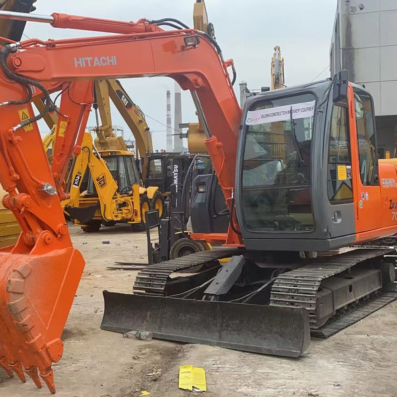 Hitachi ZX70 mini kazık makinesi ZX70 ZX75 Japonya'da ikinci el kazık makinesi
