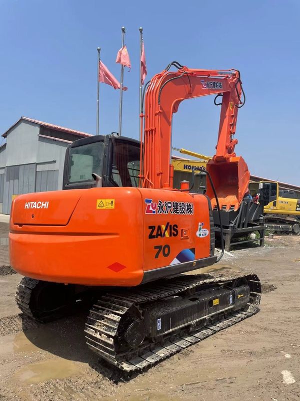HITACHI ZX70 60 Hidrolik sürünen kazıcı İkinci el Güzel kalite/İsmarlanmış kazma makinesi HITACHI ZX70 60 sıcak satış