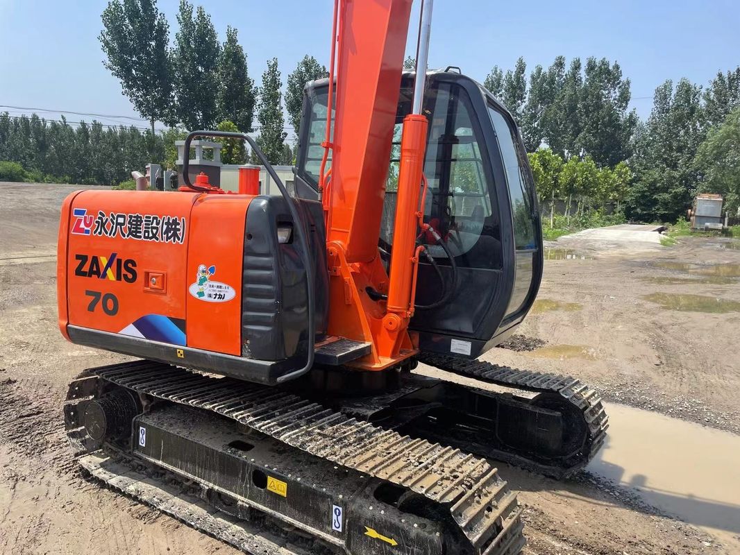 HITACHI ZX70 60 Hidrolik sürünen kazıcı İkinci el Güzel kalite/İsmarlanmış kazma makinesi HITACHI ZX70 60 sıcak satış