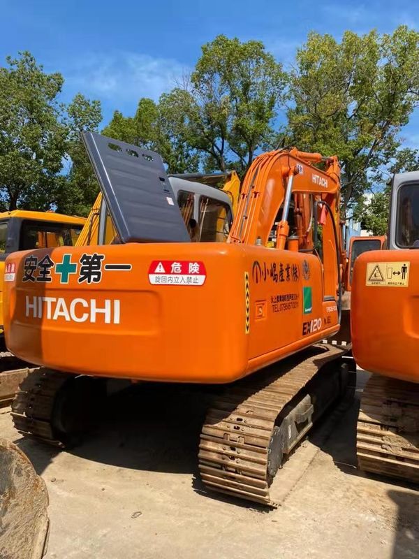 En çok satan HITACHI ex120 Hidrolik sürünen kazma makinesi İkinci el Güzel kalite / Kullanılmış kazma makinesi HITACHI ex120 sıcak satış